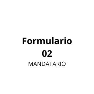 Formulario 02 (Mandatario)