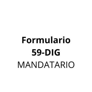 Formulario 59 DIG