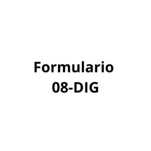 Formulario 08-DIG