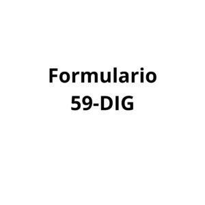 Formulario 59-DIG